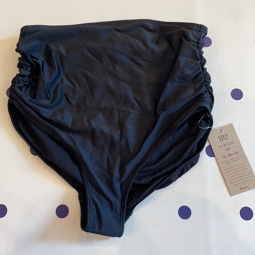 ALBION RUCHED HIGH-WAISTED BOTTOMS - Picture 4 of 7